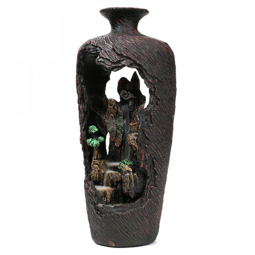 Incense Burner Resin Backflow Incense Burner Waterfall Incense